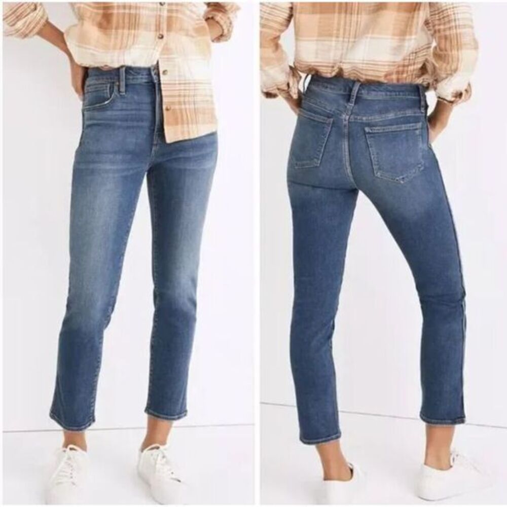 NEW Madewell Stovepipe‎ Jeans in Dearham Wash, 23